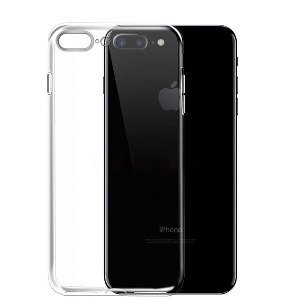 Film de protection en Verre trempé bords noir + coque de protection pour iPhone 7 Plus / 8 Plus