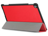 Coque Smart Rouge Premium pour Huawei MediaPad M5 Lite 10.1 + Vitre de protection