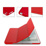 Coque Smart Rouge pour Apple iPad mini 4 Etui Folio Ultra fin