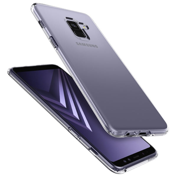 Coque silicone gel transparente ultra mince pour Samsung Galaxy A8 2018