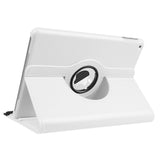 Housse Etui Blanc pour Apple iPad Air 2 Coque avec Support Rotatif 360°