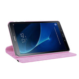 Housse Etui Rose pour Samsung Galaxy Tab A6 10.1 SM-T580 T585 Coque avec Support Rotatif 360°
