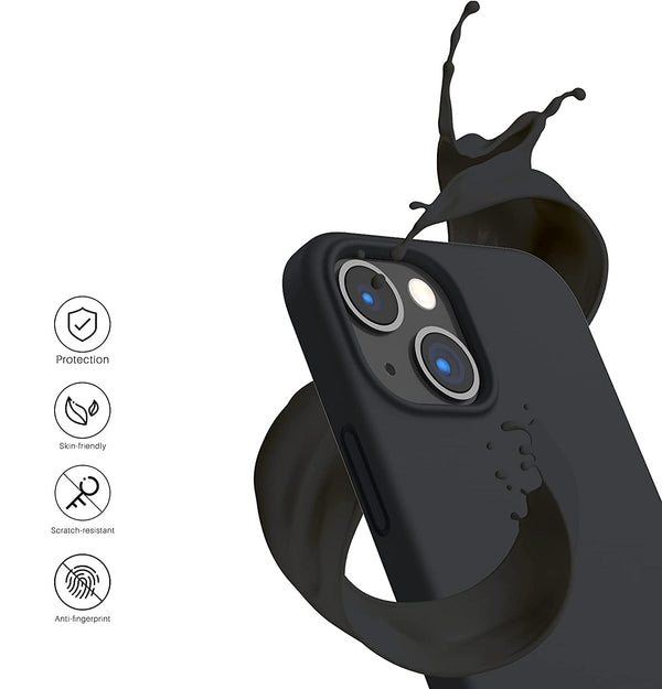 Coque silicone Noire pour iPhone 13 Mini