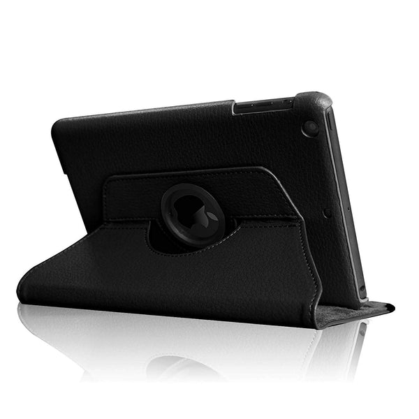 Housse Etui Noir pour Apple iPad Air (iPad 5) Coque avec Support Rotatif 360°