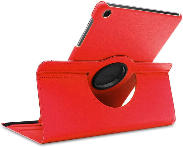 Etui Rouge pour Samsung Galaxy Tab S6 Lite 10.4" SM-P610 avec Support Rotatif