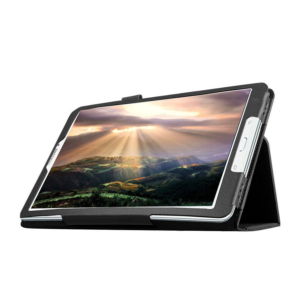 Coque Smart Etui Noir pour Samsung Galaxy Tab E 9.6 SM-T560 T561 Etui Folio Ultra fin