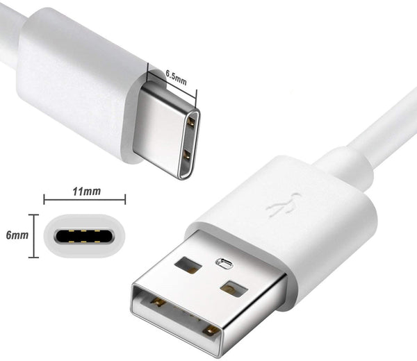 Câble de recharge Blanc USB vers Type USB-C - 3M