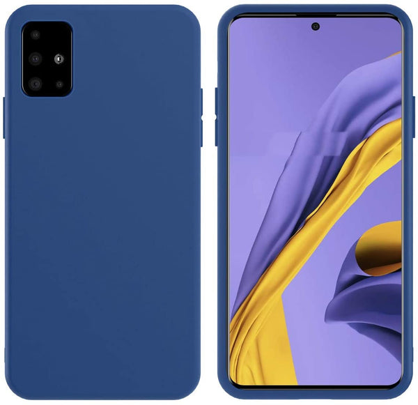Coque silicone gel Bleue ultra mince pour Samsung A51