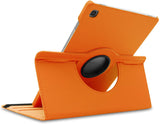 Etui Orange pour Samsung Galaxy Tab A8 10.5 2021 (SM-X200 X205) avec Support Rotatif