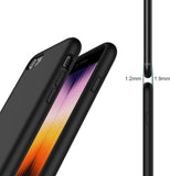 Coque silicone Noire pour iPhone SE 2022 / SE 2020
