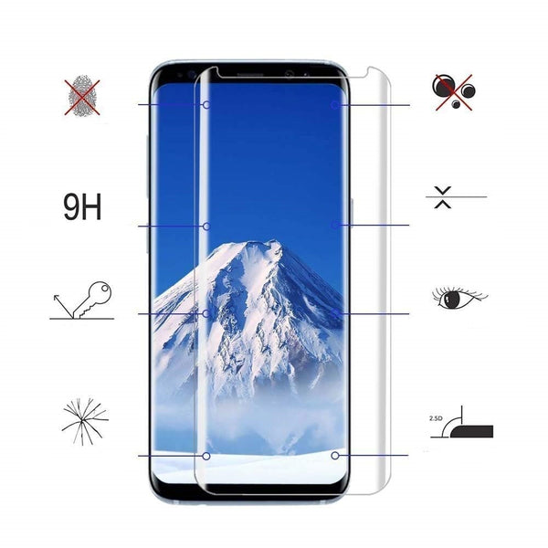 Film de protection en Verre trempé incurvé 3D Transparent Samsung Galaxy S8