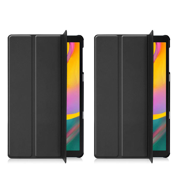 Coque Smart Noir Premium pour Samsung Galaxy Tab A 10.1 2019 T510 T515 Etui Folio Ultra fin