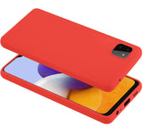 Coque silicone Rouge pour Samsung Galaxy A22 5G