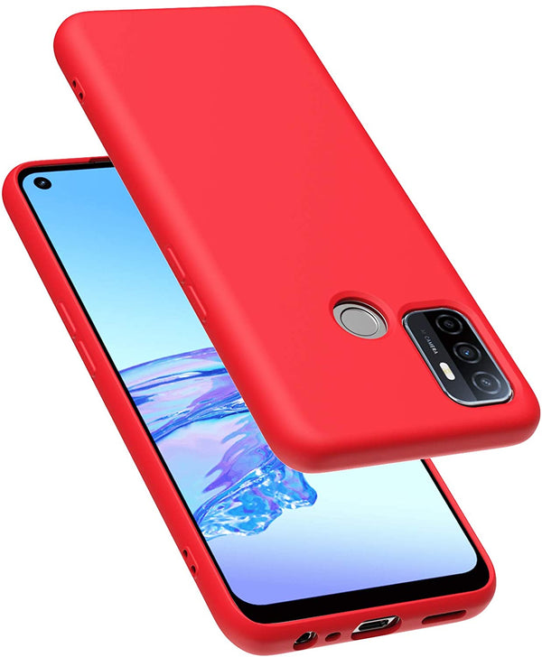 Coque silicone Rouge pour OPPO A53S