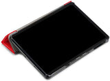 Coque Smart Rouge Premium pour Samsung Galaxy Tab A 10.5 SM-T590 T595 Etui Folio Ultra fin