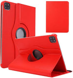 Housse Etui Rouge pour iPad pro 12.9 2020 Coque avec Support Rotatif 360°