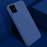 Coque silicone gel Bleue ultra mince pour Samsung A51