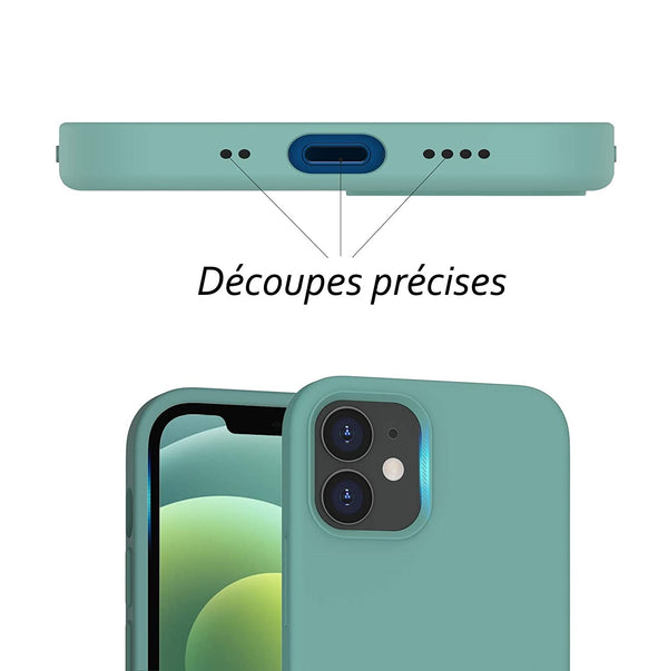 Coque silicone Verte pour iPhone 12 Pro Max