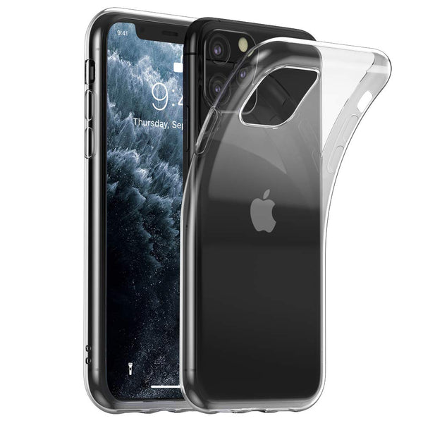 Coque silicone gel transparente ultra mince pour iPhone 11 Pro max