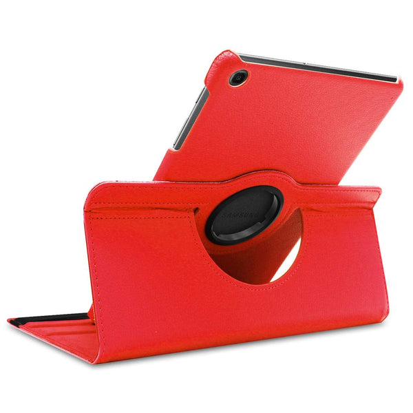 Etui Rouge pour Samsung Galaxy Tab A7 10.4'' 2020 SM-T500/T505 avec Support Rotatif