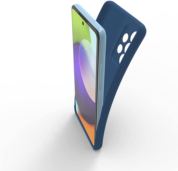 Coque silicone Bleue pour Samsung Galaxy A73 5G