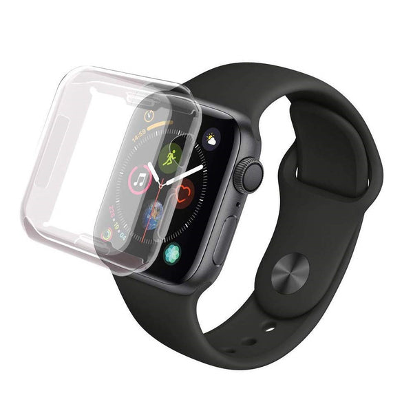 Coque de protection écran intégrale souple pour Apple Watch 38 mm
