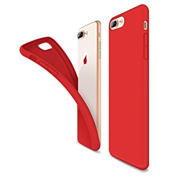Coque silicone gel rouge ultra mince pour iphone 6