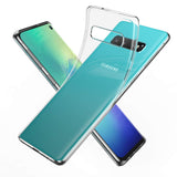 Coque silicone gel transparente ultra mince pour Samsung Galaxy S10 Plus