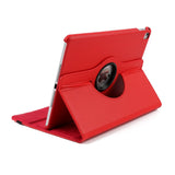 Housse Etui Rouge pour Apple iPad 5 (air) Coque avec Support Rotatif 360°