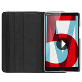 Housse Etui Noir pour Huawei MediaPad M5 8.4 Coque avec Support Rotatif 360°