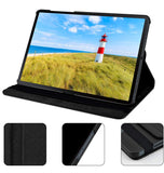 Housse Etui Noir pour Samsung Galaxy Tab S7 FE 12.4" (SM-T730/T733) avec Support Rotatif