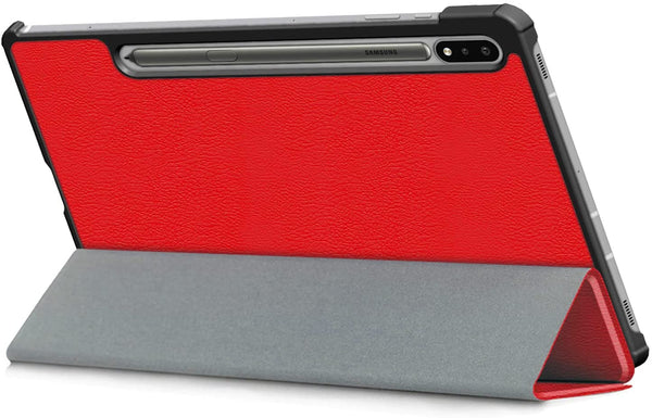 Coque Smart Etui Rouge Premium pour Samsung Galaxy Tab S7 FE 12.4" SM-T730/T733