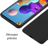 Coque silicone gel noir ultra mince pour Samsung A21S