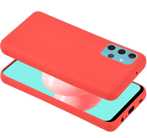 Coque silicone Rouge pour Samsung Galaxy A32 5G