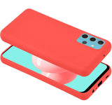 Coque silicone Rouge pour Samsung Galaxy A32 4G