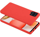 Coque silicone Rouge pour Samsung Galaxy A42 5G
