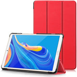Coque Smart Rouge Premium pour Huawei MediaPad M6 8.4 Etui Folio Ultra fin