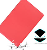 Etui Rouge pour Samsung Galaxy Tab A8 10.5 2021 (SM-X200 X205) avec Support Rotatif