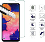 Coque de protection transparente + Film de protection en Verre trempé pour Samsung A10