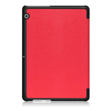 Coque Smart Rouge Premium pour Huawei MediaPad T3 10 (9.6") + Vitre de protection