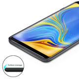 Film de protection en Verre trempé 3D bords noir pour Samsung Galaxy A9 2018