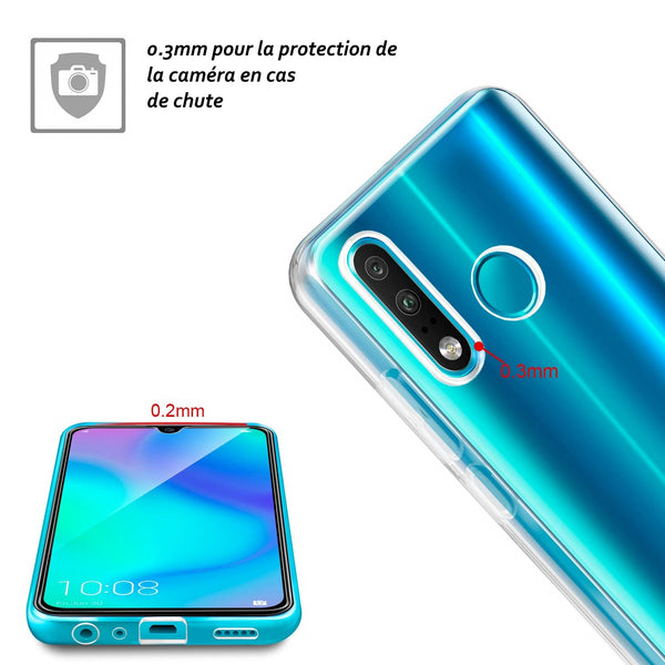 Coque silicone gel transparente ultra mince pour Huawei P30 Lite