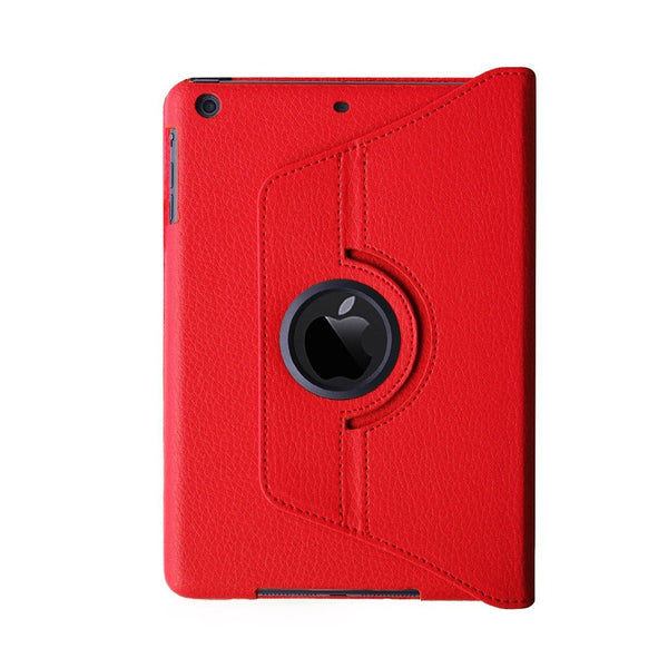 Housse Etui Rouge pour Apple iPad mini 3 Coque avec Support Rotatif 360°