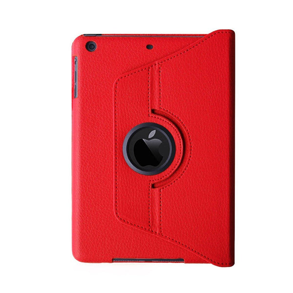 Housse Etui Rouge pour Apple iPad mini Coque avec Support Rotatif 360°