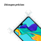 Film de protection en Verre trempé 3D bords noir pour Huawei P30