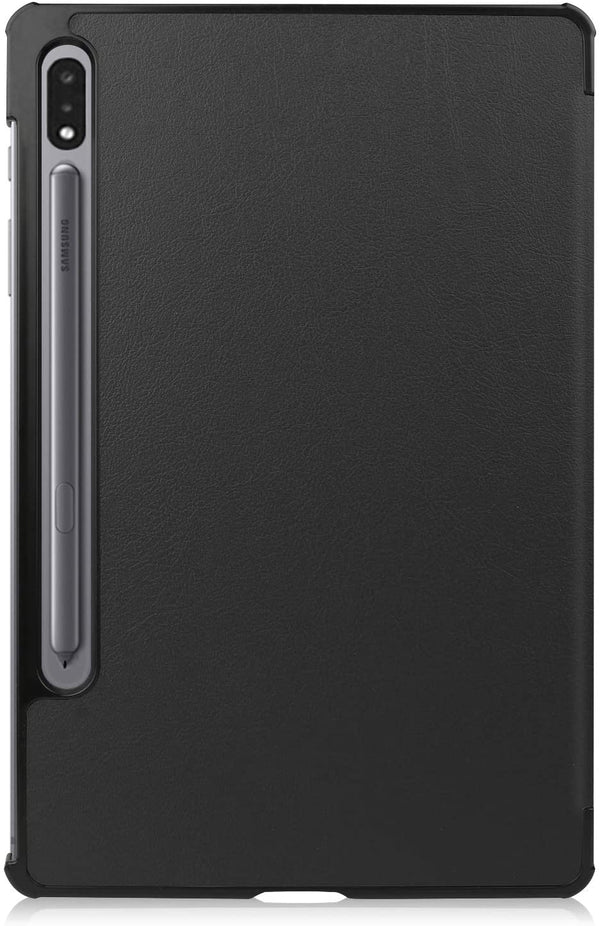 Coque Smart Noir Premium pour Samsung Galaxy Tab S7 11" (SM-T870/875) Etui aimanté