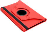 Housse Etui Rouge pour Huawei MediaPad T5 10.1'' Coque avec Support Rotatif 360°