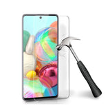 Coque de protection transparente + Film de protection en Verre trempé pour Samsung A71