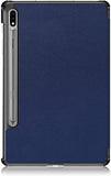Coque Smart Bleu Premium pour Samsung Galaxy Tab S7 Plus 12.4" 2020 SM-T970/T975 Etui aimanté