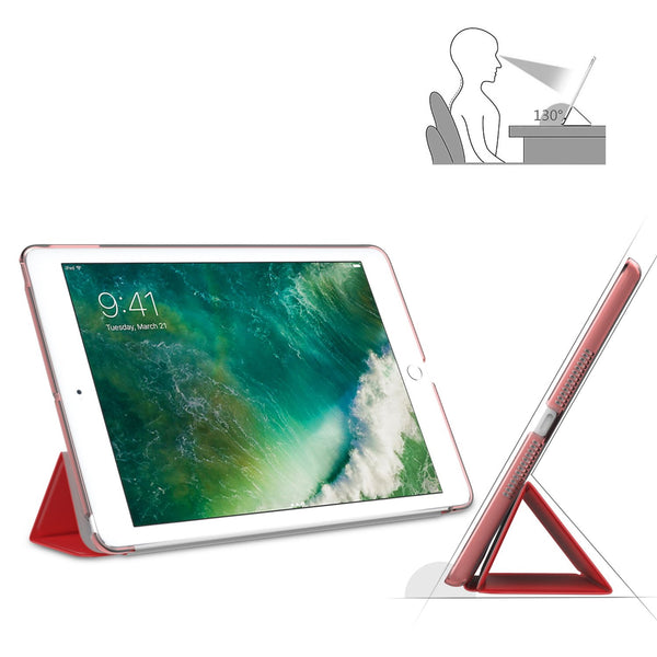 Coque Smart Rouge pour iPad pro 11 2018 + Vitre de protection